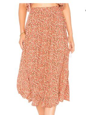 Faithfull The Brand Marieta Wrap Skirt - Small